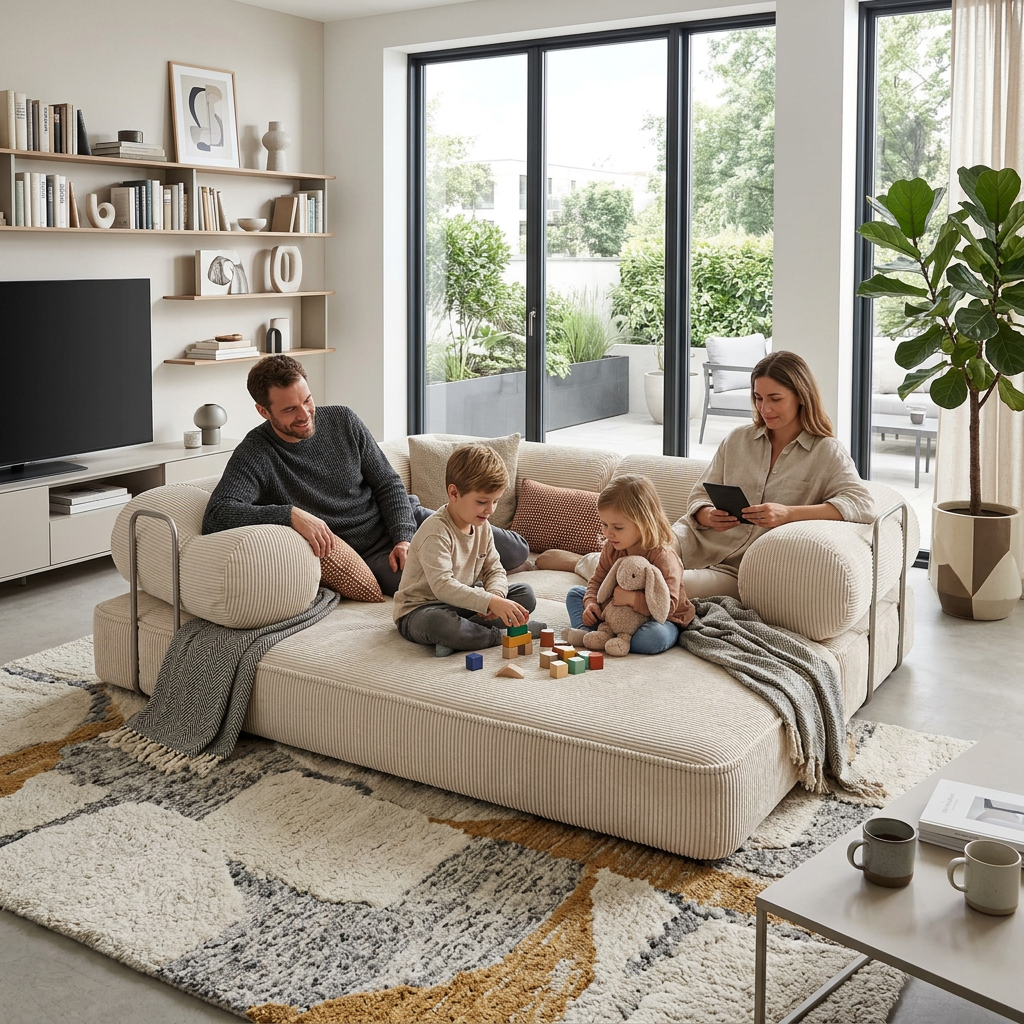 🛋️ Warum ein modulares Familiensofa die perfekte Wahl für moderne Familien ist