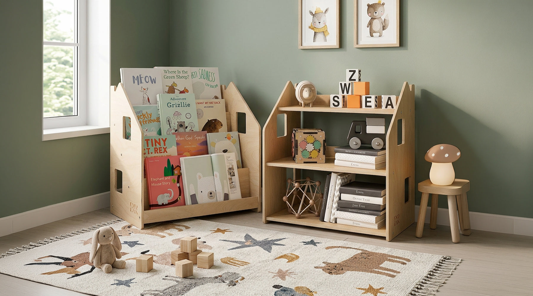 📚 Montessori Bücherregal & Spielzeugregal: Sinn, Höhe und Gestaltung eines kindgerechten Zimmers