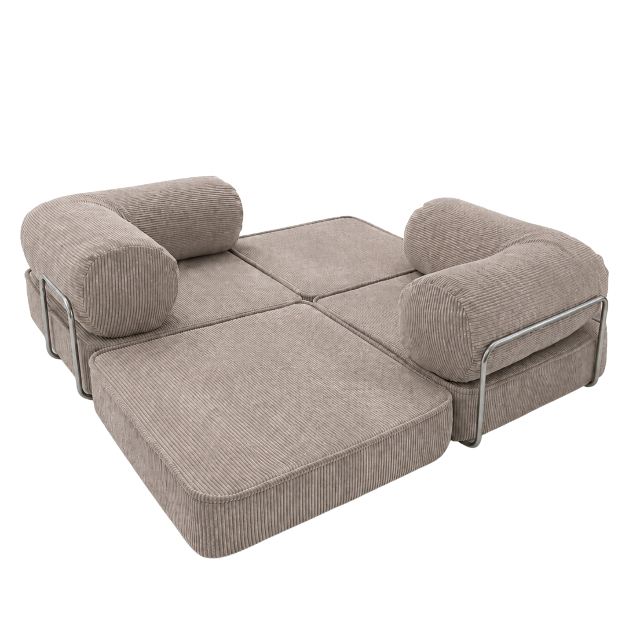 Design4Kids Family Sofa Duo 2-Sitzer Jewel Cord 200