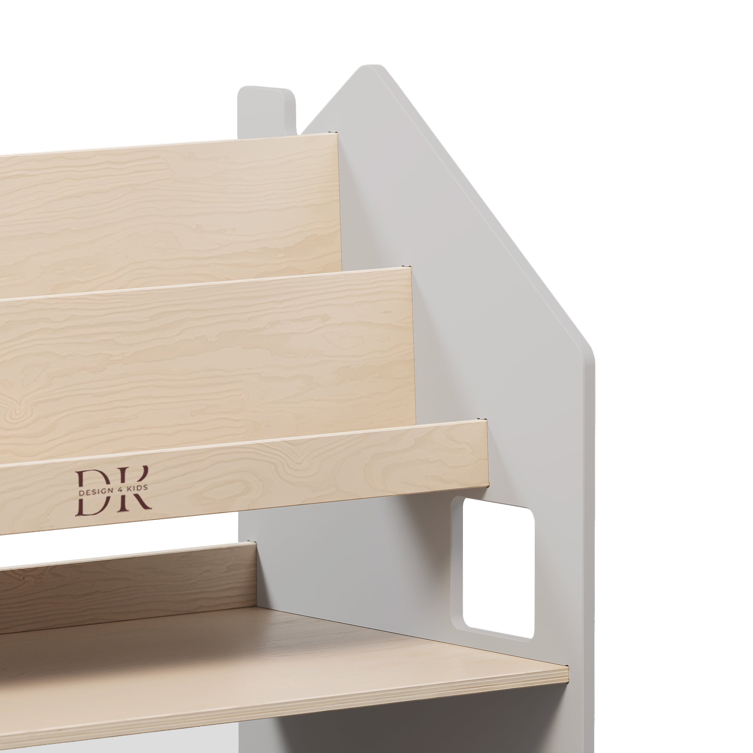 Design4Kids Montessori 2-in-1 Bücherregal für Kinder