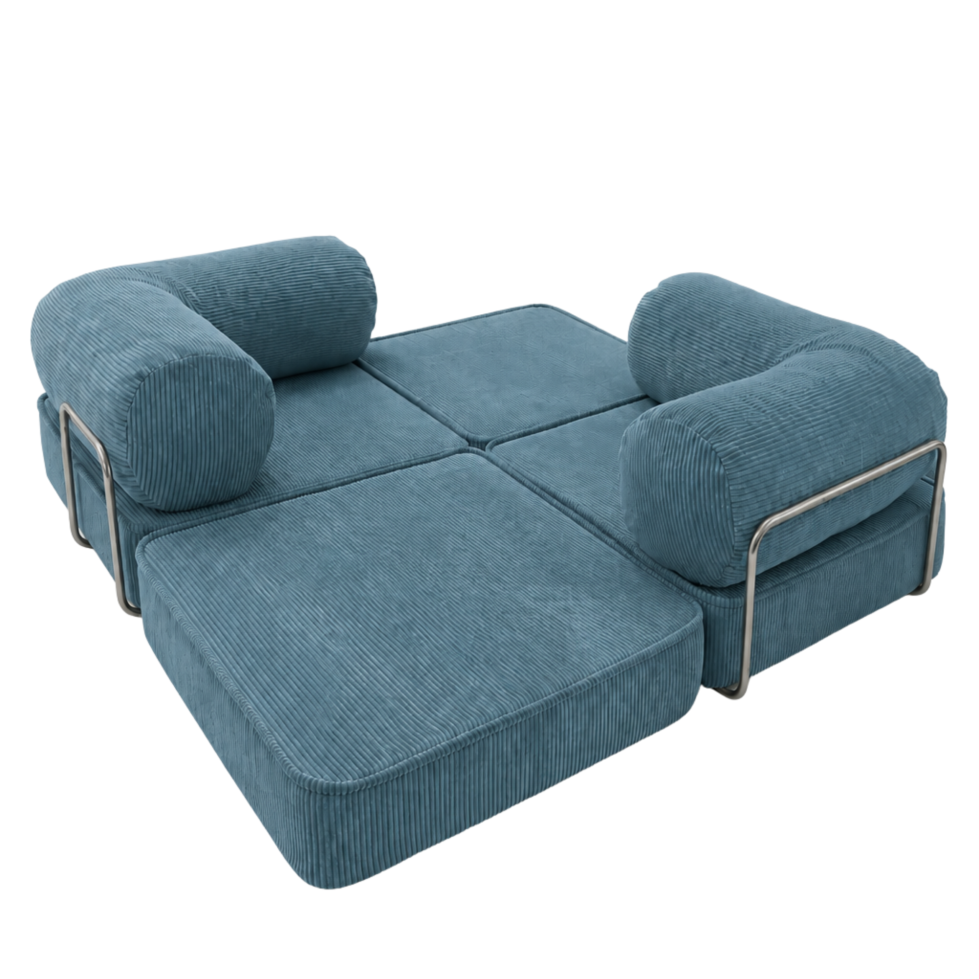 Design4Kids Family Sofa Duo 2-Sitzer Jewel Cord 200