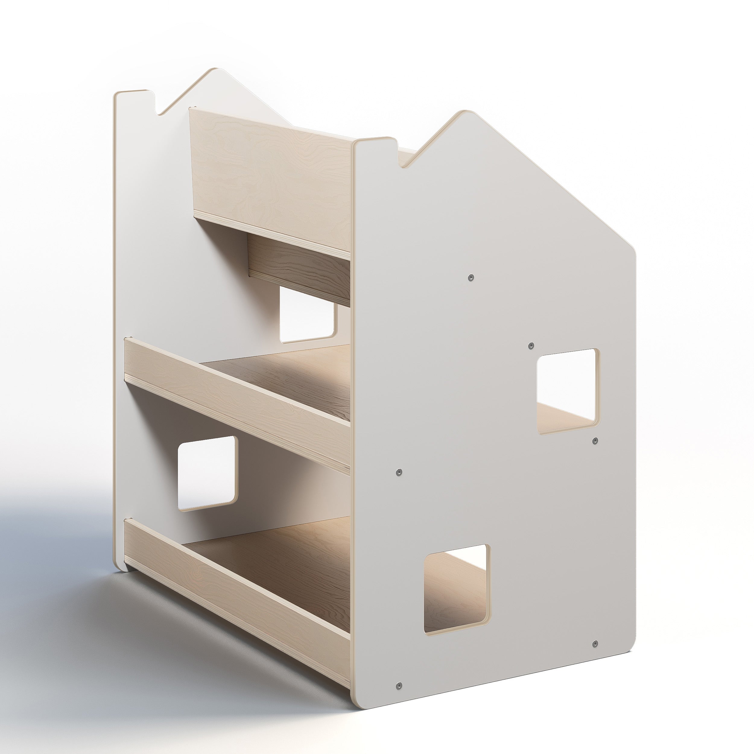 Design4Kids Montessori 2-in-1 Bücherregal für Kinder