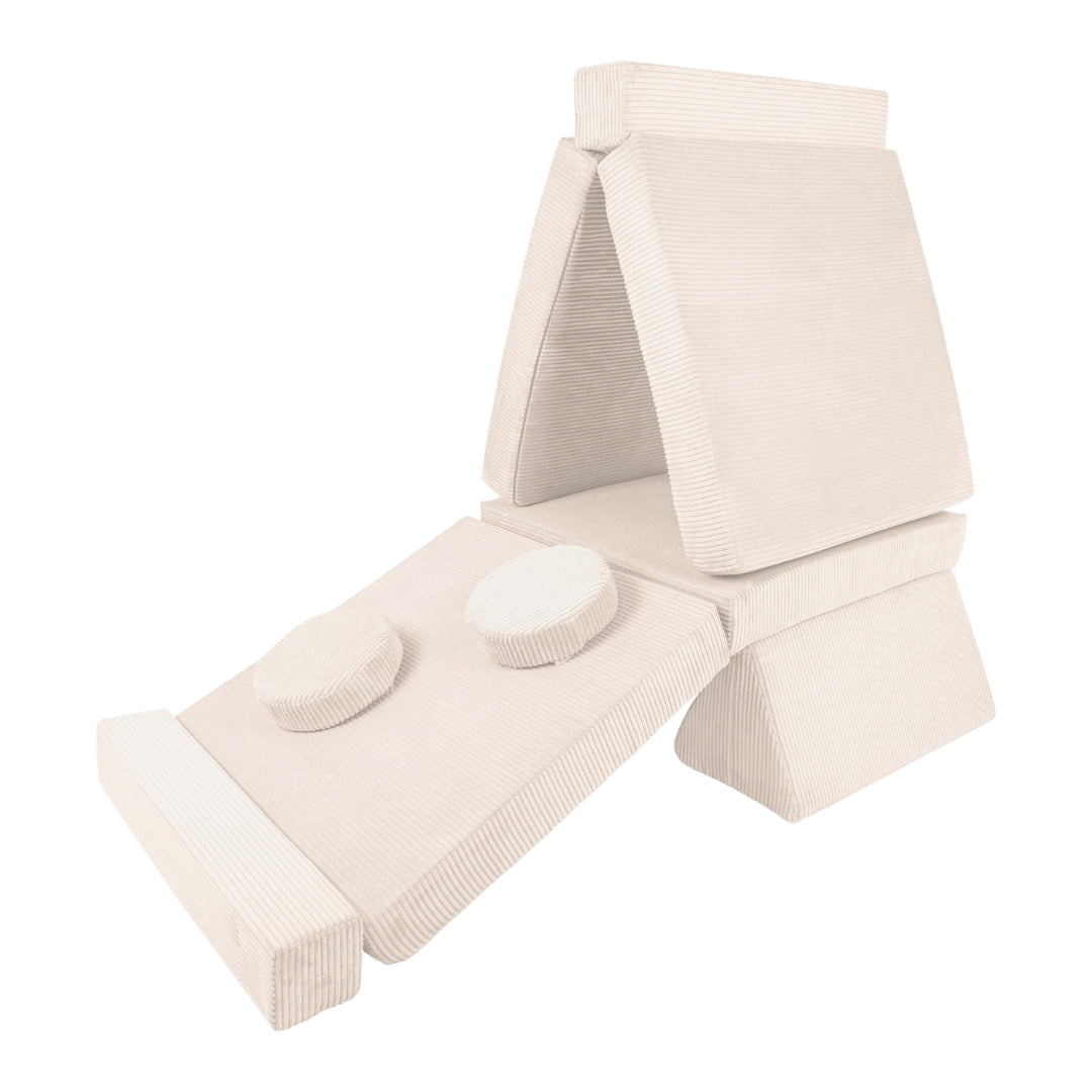 Design4Kids XXL Spielsofa Cord Grande - vanilla beige