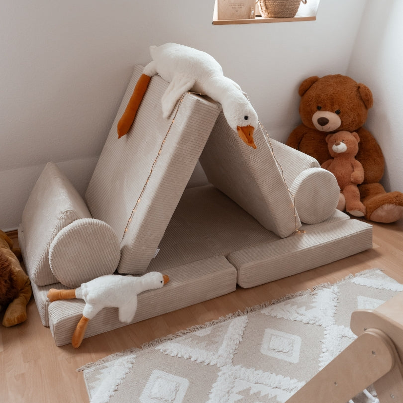 Design4Kids XXL Spielsofa Cord Grande - vanilla beige