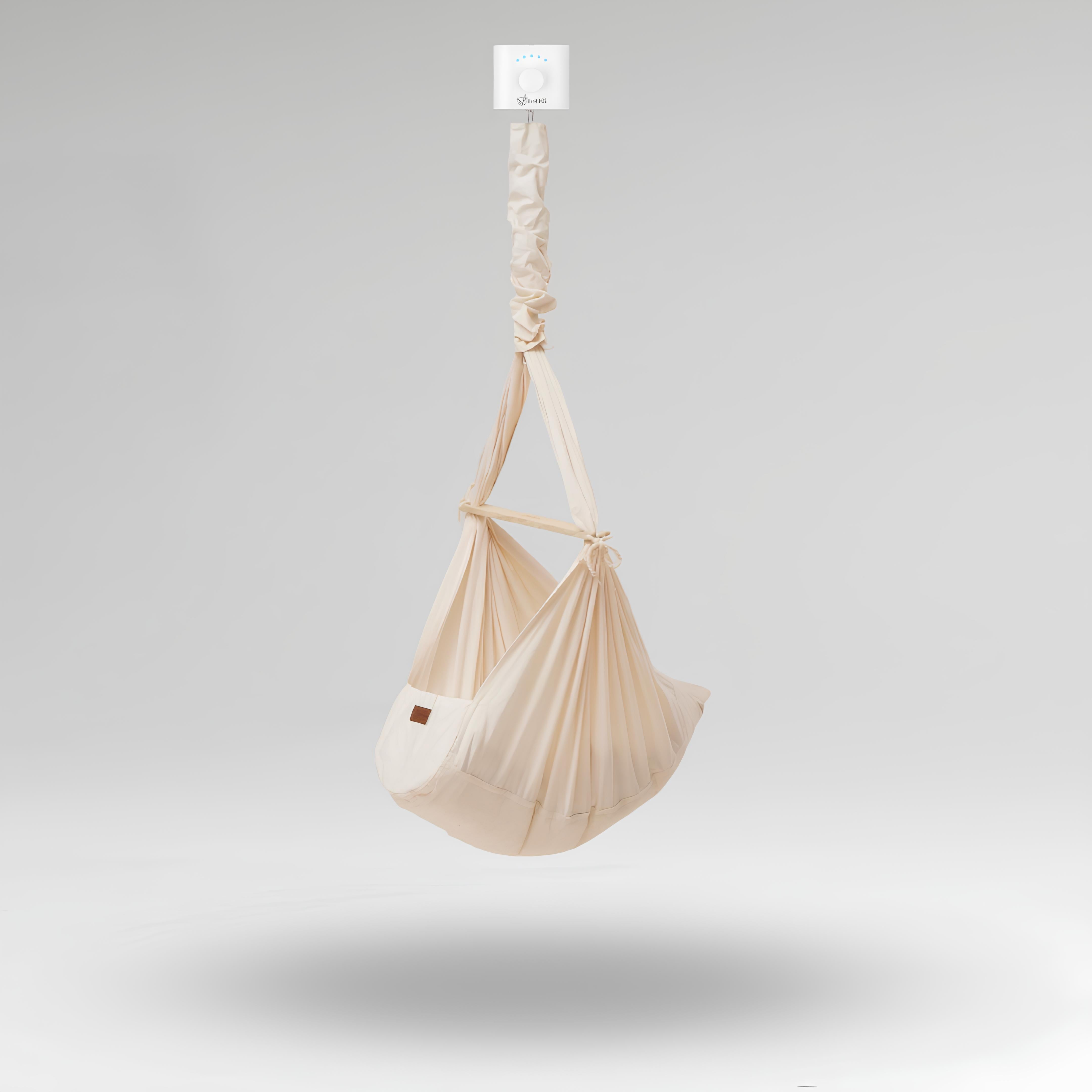 Design4Kids Federwiege Baby Classic mit Motor & Deckenbefestigung