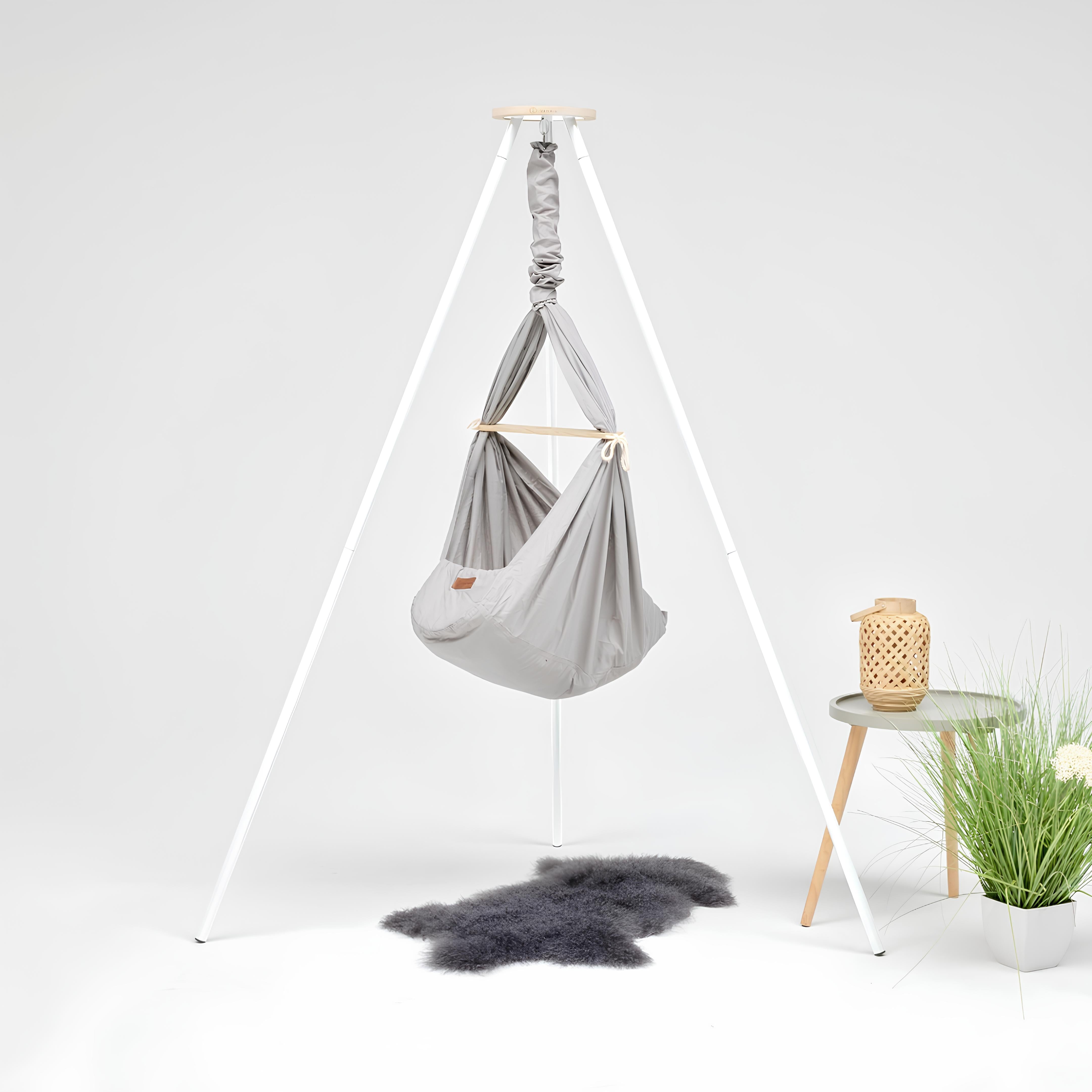 Design4Kids Federwiege Baby Classic mit TIPI-Gestell