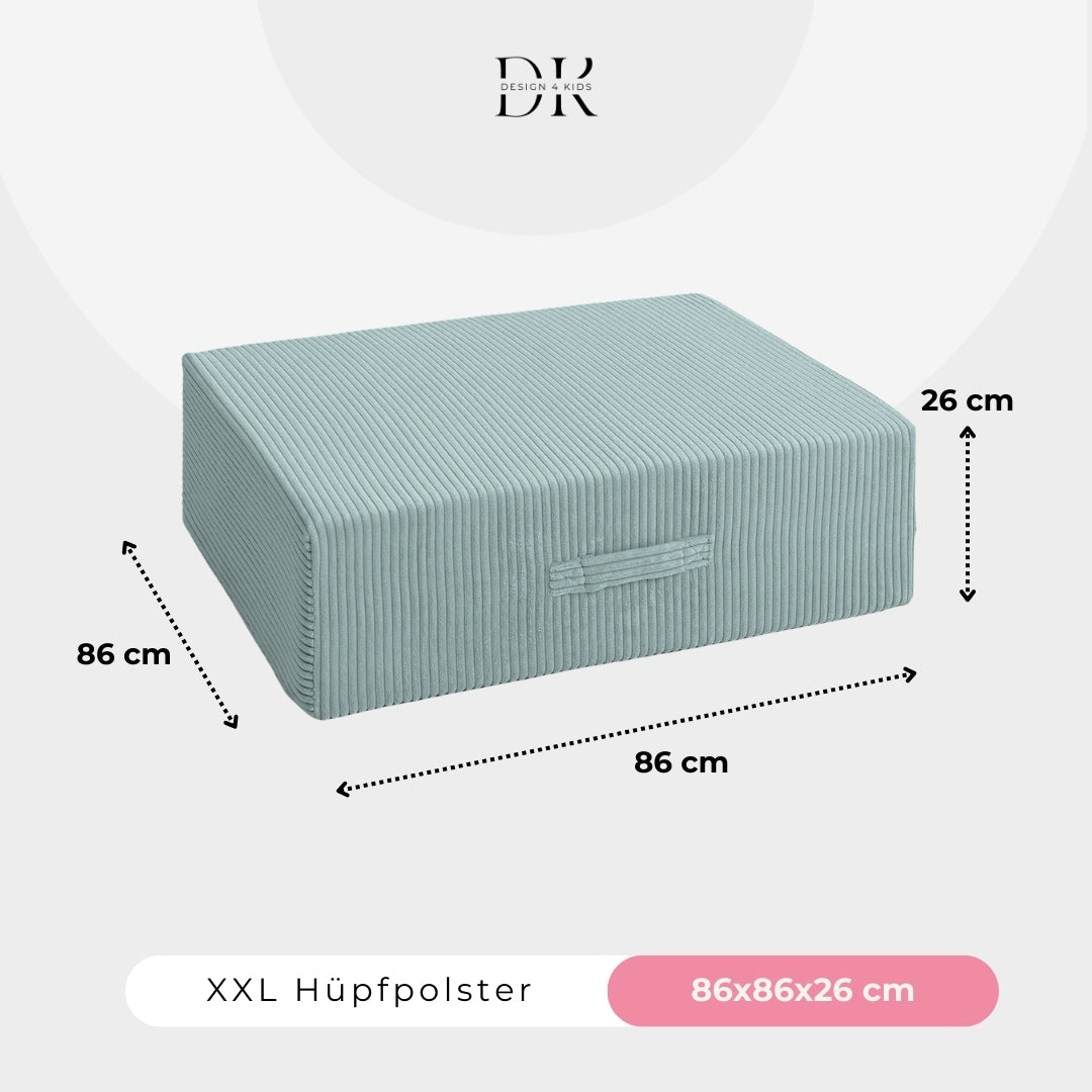 Design4Kids XXL Hüpfpolster Cord Grande