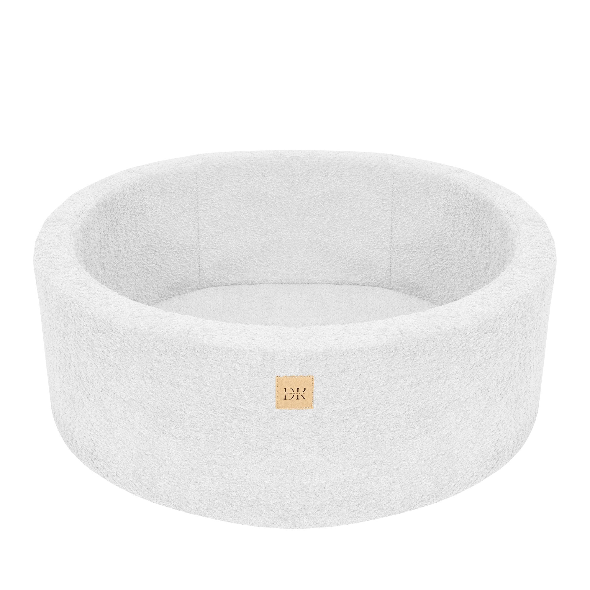 Design4Kids Bällebad Lumi 90x30cm Bouclé, 200 Bällen - pearl, mintpearl, gold