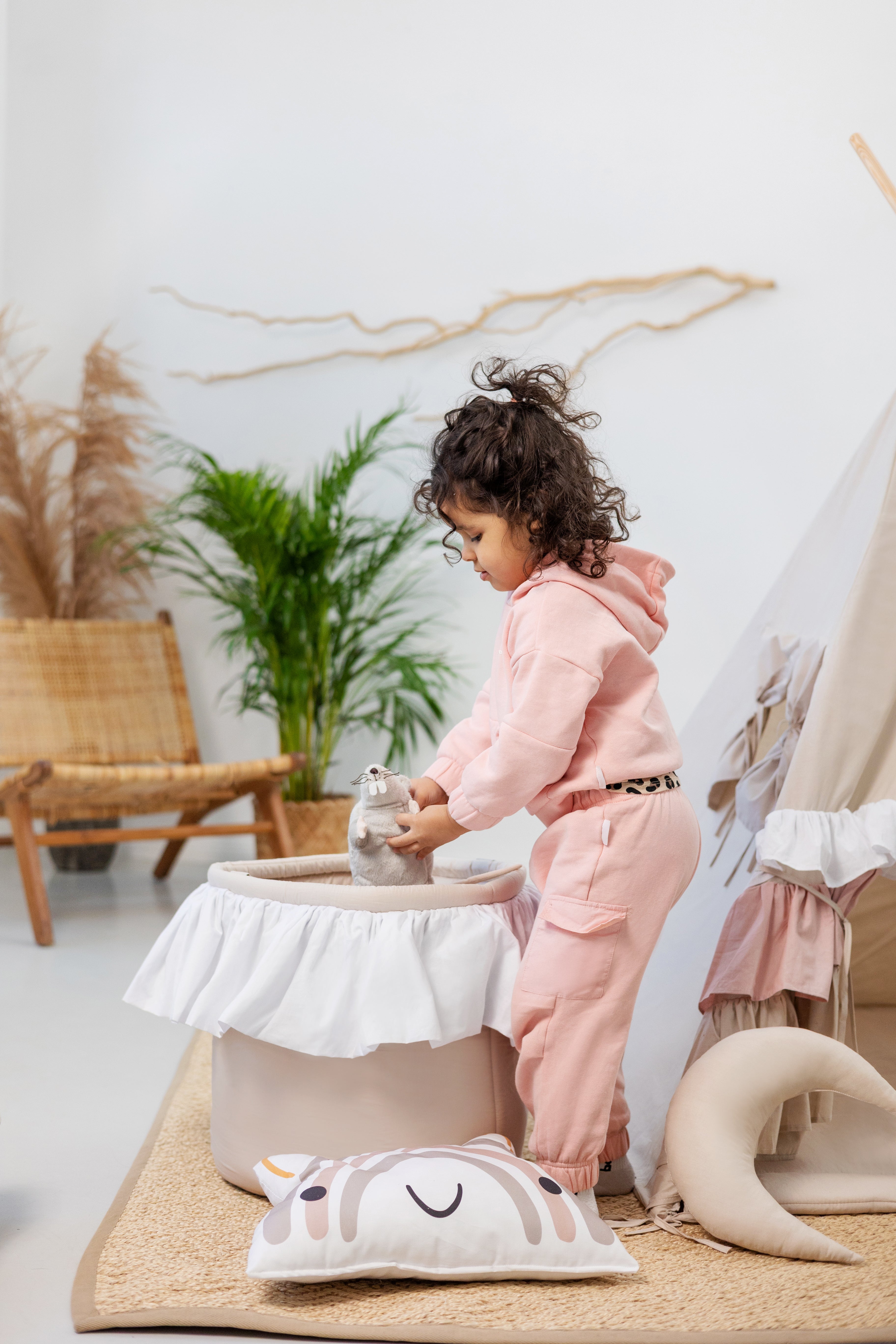 Design4Kids Tipi-Zelt L-Set Milky Land - beige