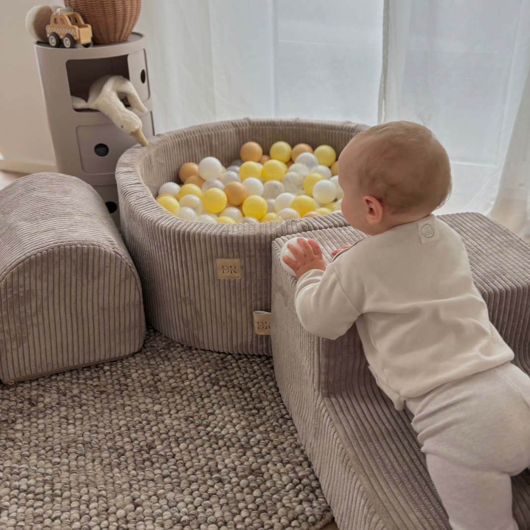 Design4Kids Schaumspielset Jewel Cord mit Bällebad, 200 Bälle - eigene Farbauswahl