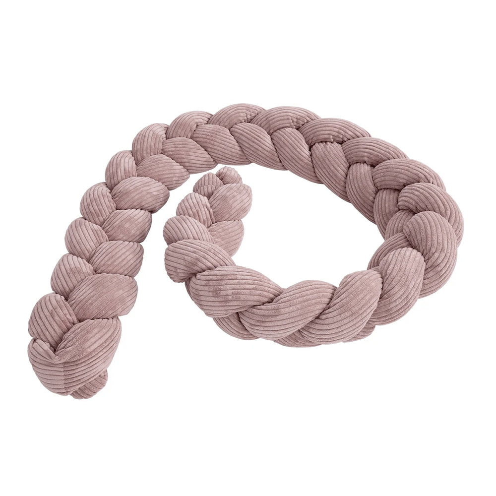 Design4Kids geflochtene Bettschlange Jewel aus Cord-Stoff (1,50 - 3,00 m)