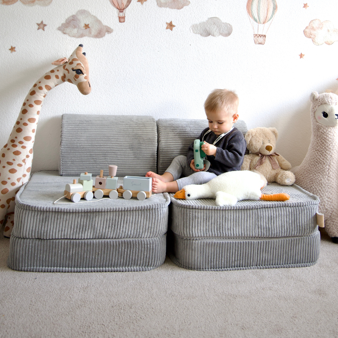 Design4Kids Mini Spielsofa Jewel Cord Basic