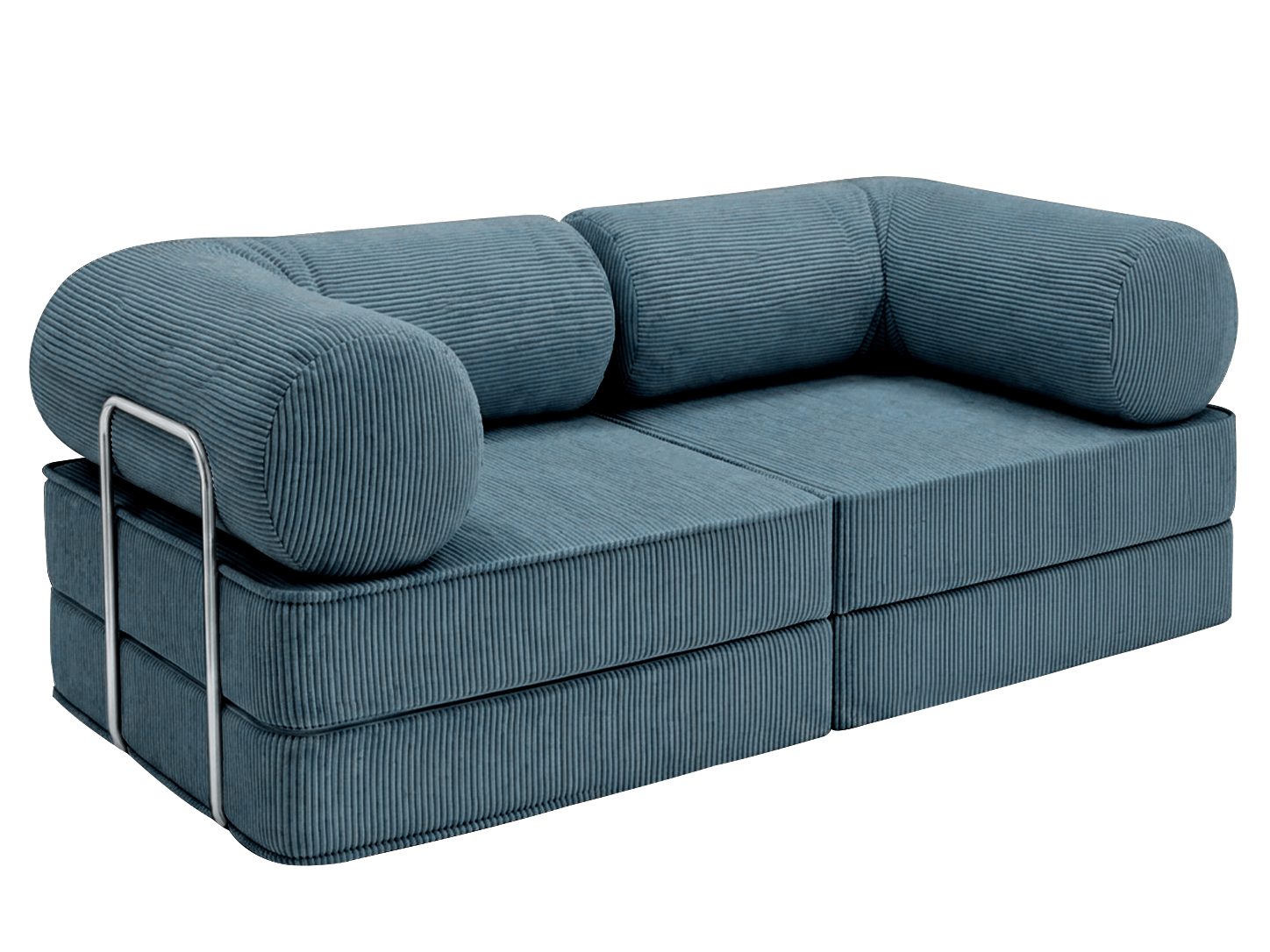 Design4Kids Family Sofa Duo 2-Sitzer Jewel Cord 200