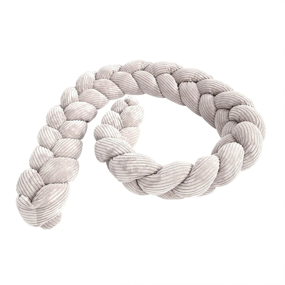 Design4Kids geflochtene Bettschlange Jewel aus Cord-Stoff (1,50 - 3,00 m)