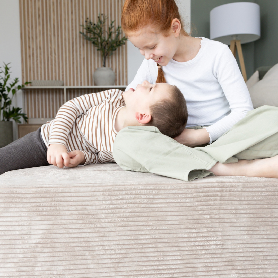 Design4Kids XXL Hüpfpolster Cord Grande - 86x86 cm