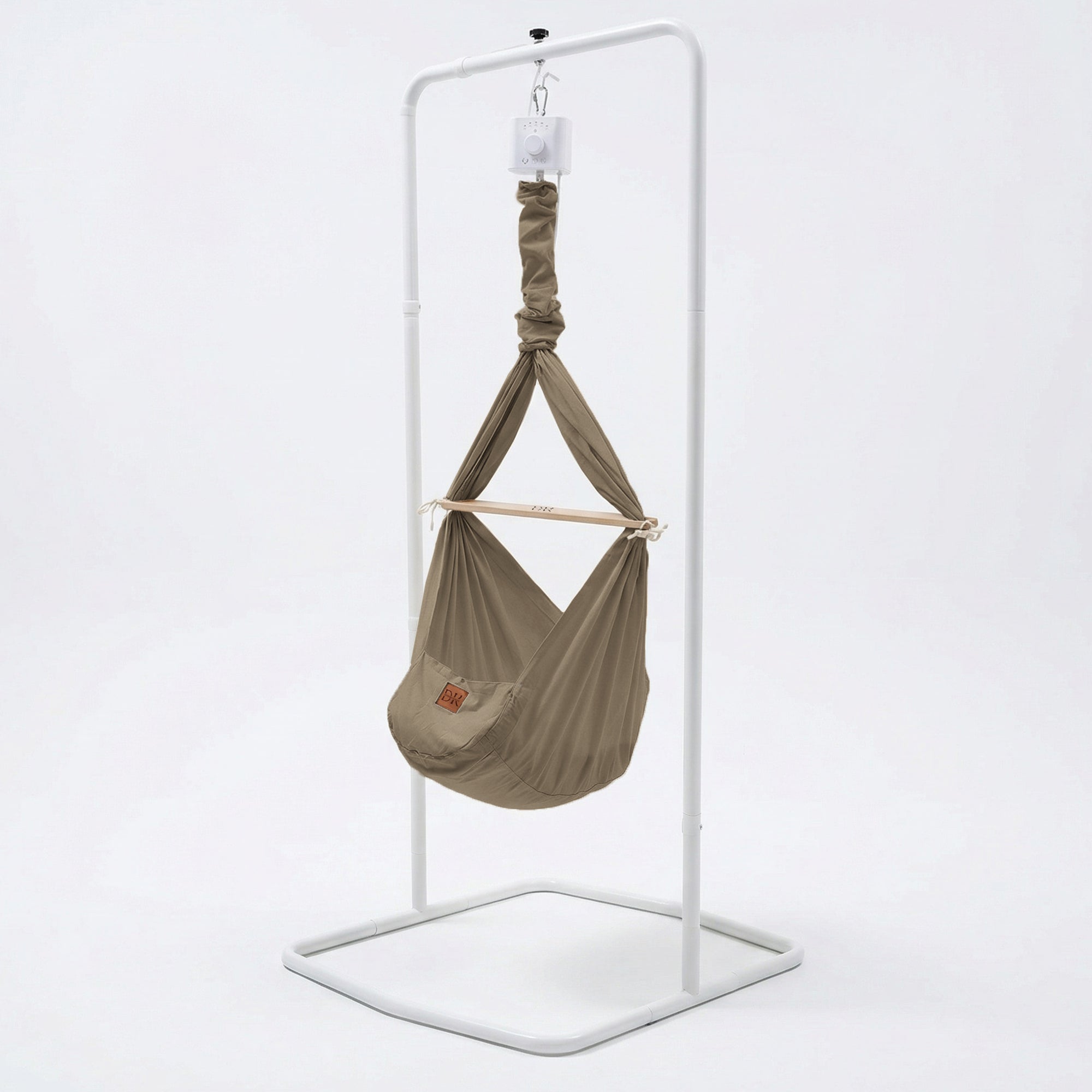 Design4Kids Federwiege Baby Classic, Bio-Baumwolle mit Motor & Komfort-Gestell