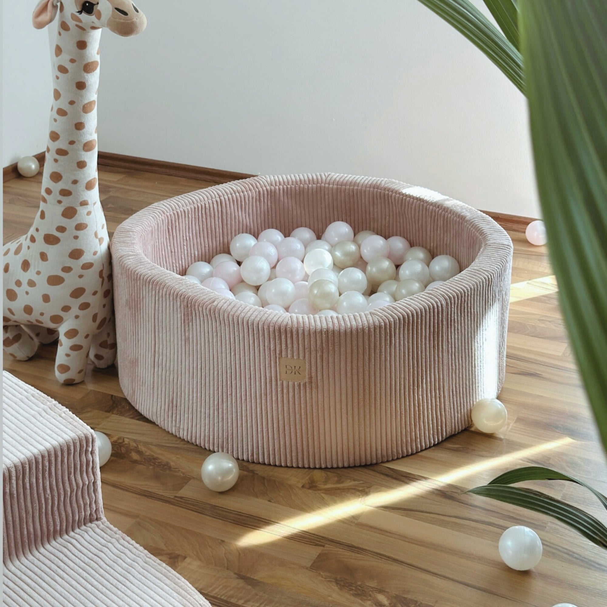 Design4Kids Bällebad Jewel 90x30cm Cord, 200 Bälle - eigene Farbauswahl