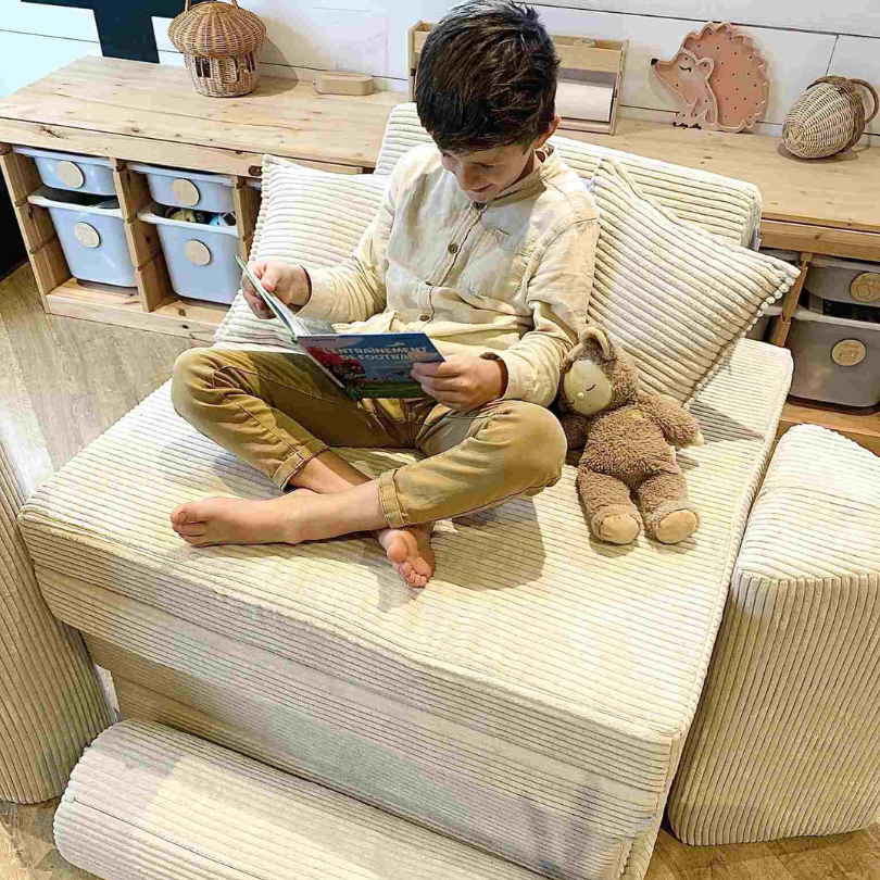 Design4Kids XL Spielsofa Cord Puero