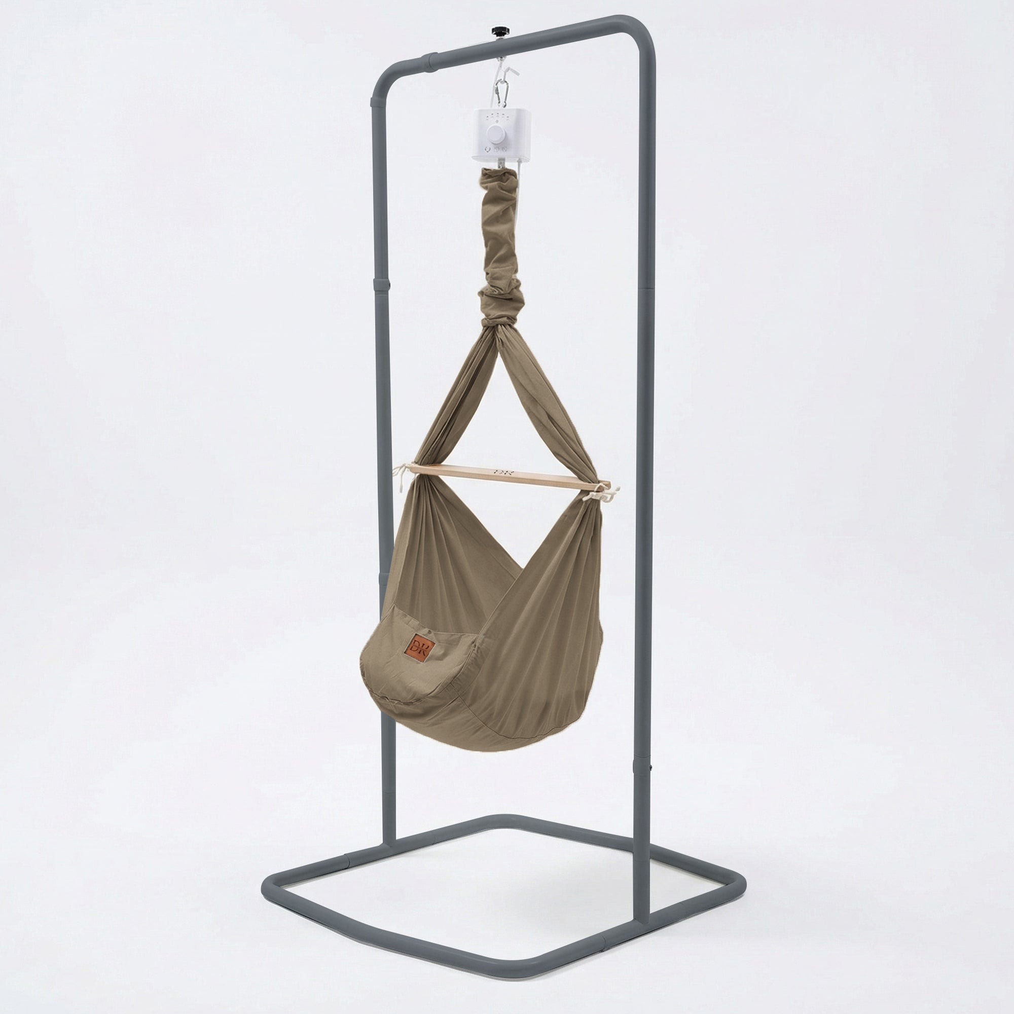 Design4Kids Federwiege Baby Classic, Bio-Baumwolle mit Motor & Komfort-Gestell