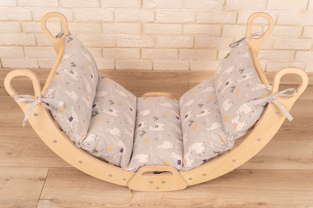 Design4Kids Wippkissen für Montessori Balancewippe XL