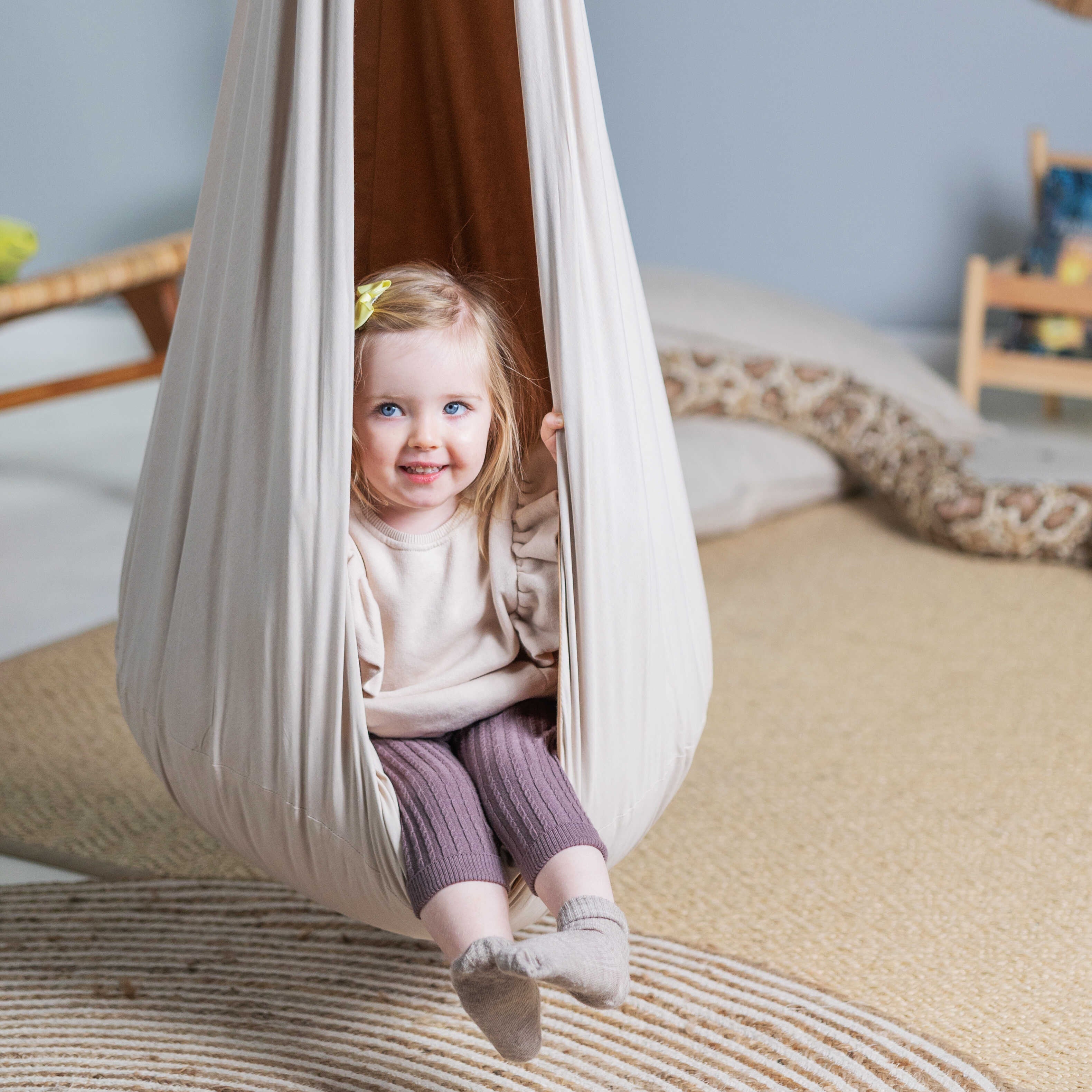 Design4Kids Hängesessel Cocoon Caramel Sweetness XL - beige