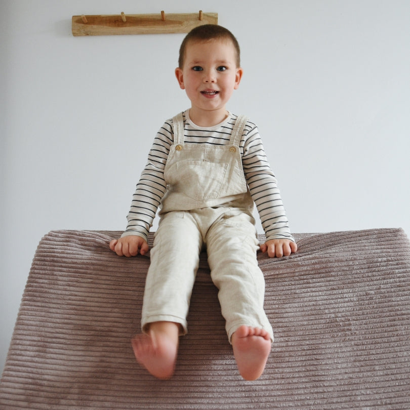 Design4Kids XXL Spielsofa Cord Grande - vintage rose