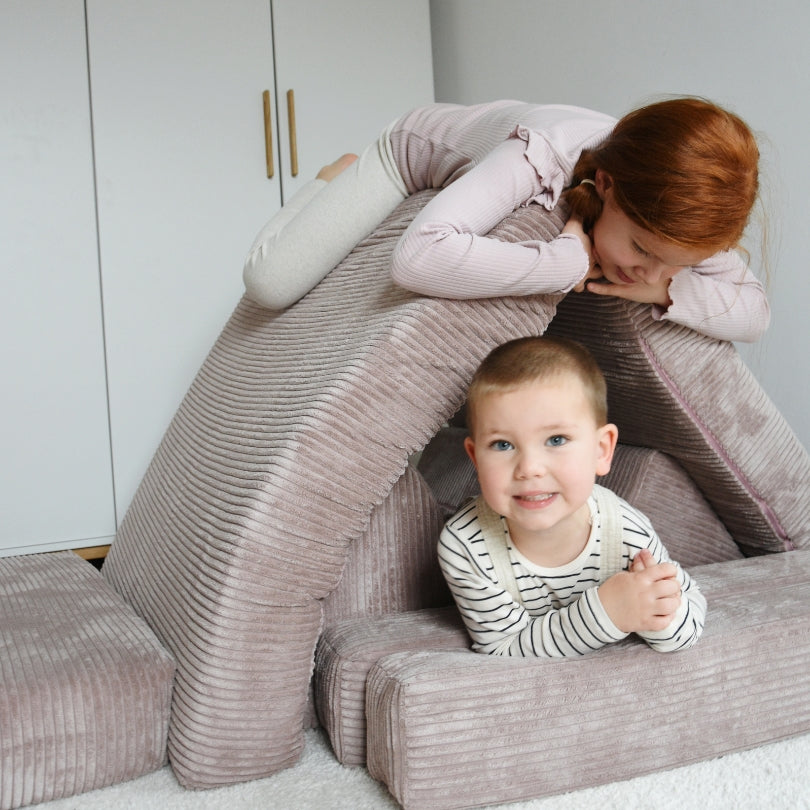 Design4Kids XXL Spielsofa Cord Grande - vintage rose