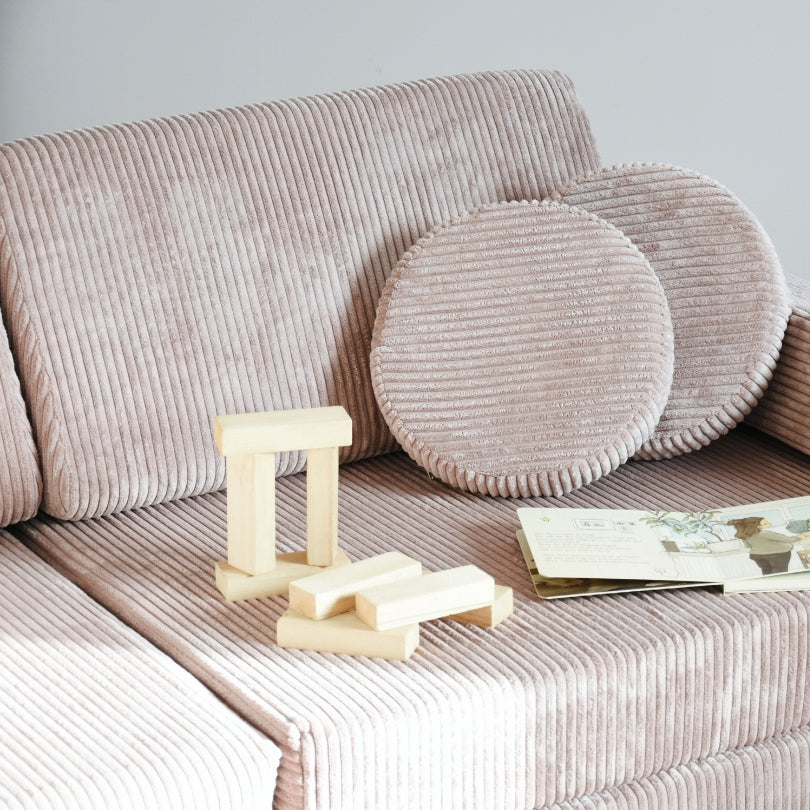 Design4Kids XXL Spielsofa Cord Grande - vintage rose