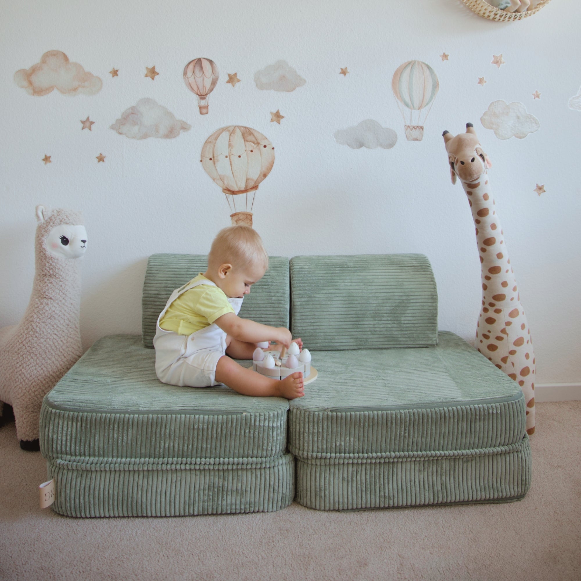 Design4Kids Mini Spielsofa Jewel Cord Basic