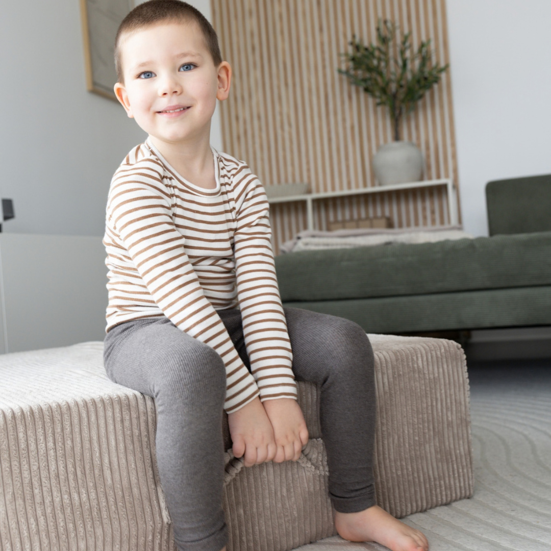 Design4Kids XXL Hüpfpolster Cord Grande - 86x86 cm