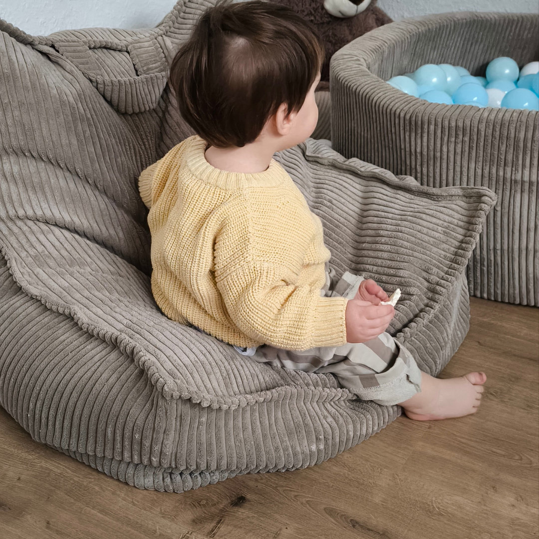 Design4Kids Kinder-Sitzsack Jewel Cord als Sessel