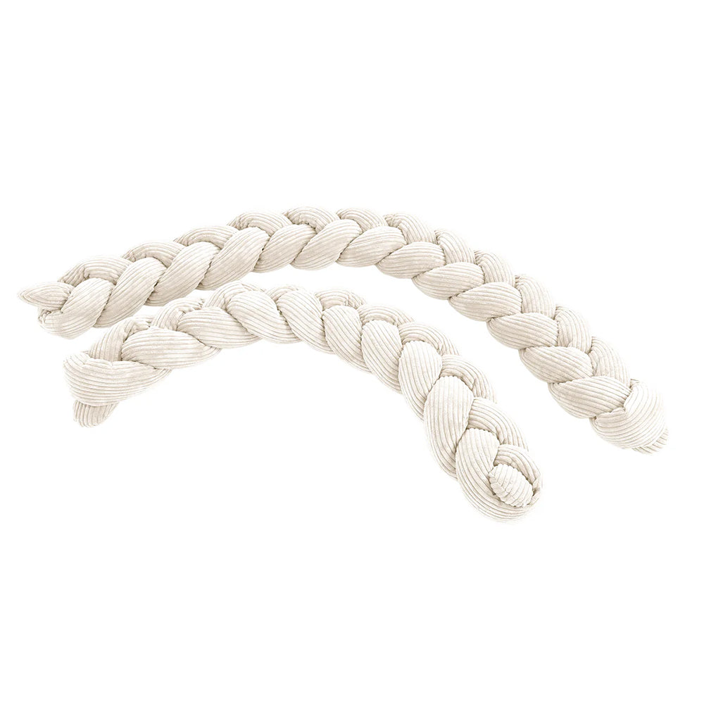Design4Kids geflochtene Bettschlange Jewel aus Cord-Stoff (1,50 - 3,00 m)