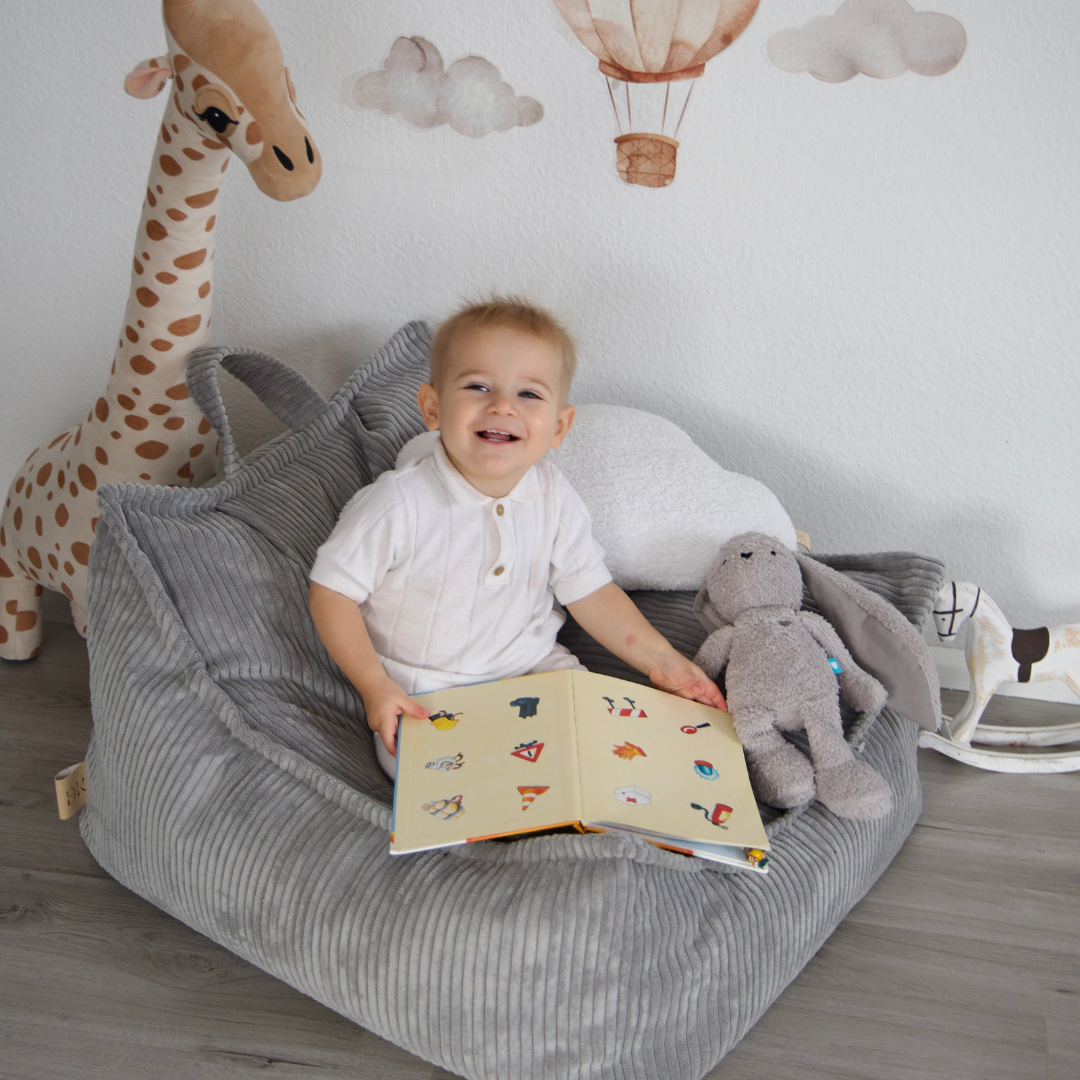 Design4Kids Kinder-Sitzsack Jewel Cord als Sessel