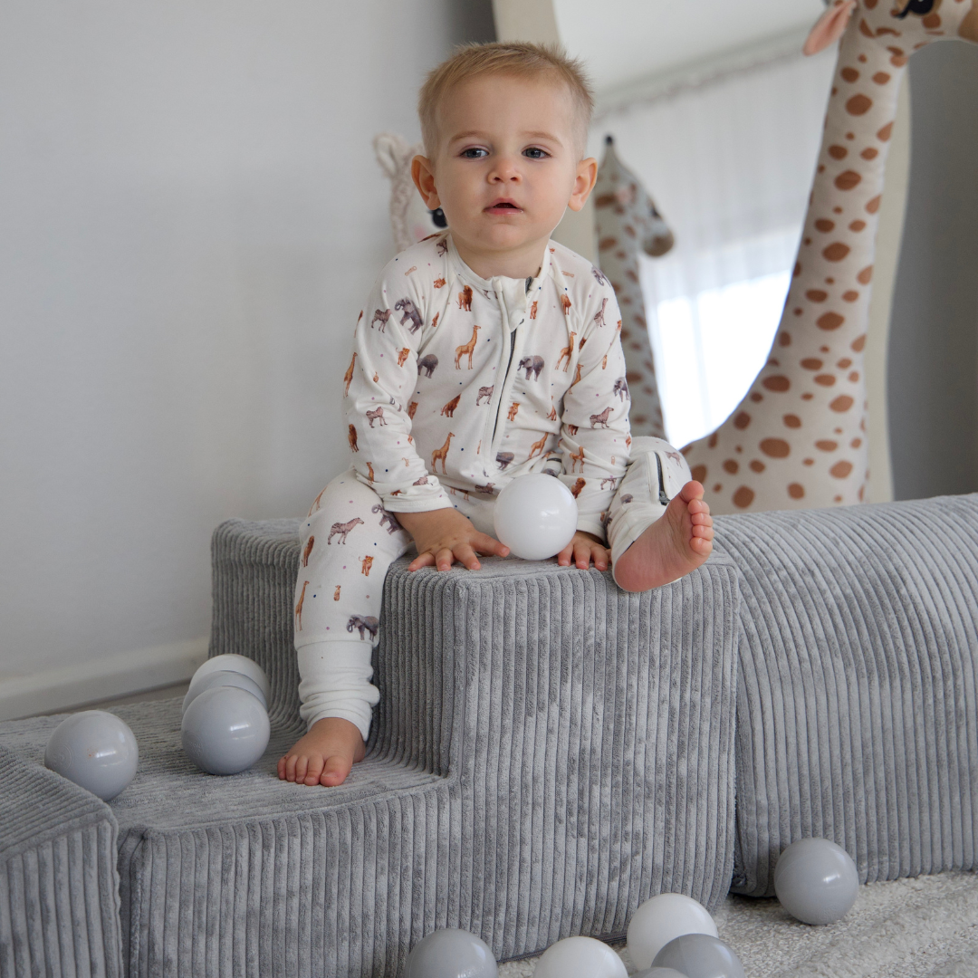 Design4Kids Schaumspielset Jewel Cord mit Bällebad, 200 Bälle - eigene Farbauswahl