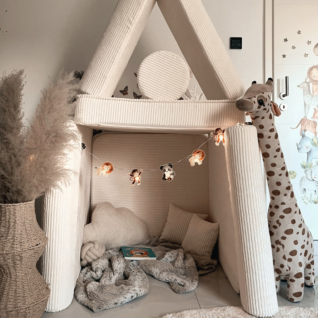 Design4Kids Spielsofa Jewel Cord - almond beige