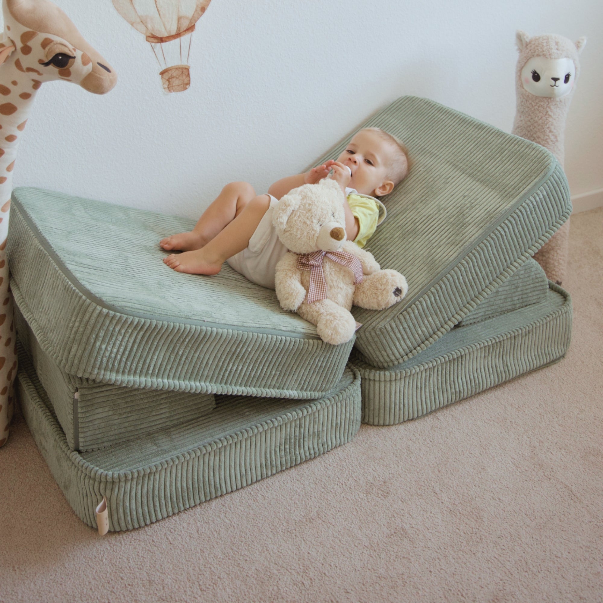 Design4Kids Mini Spielsofa Jewel Cord Basic