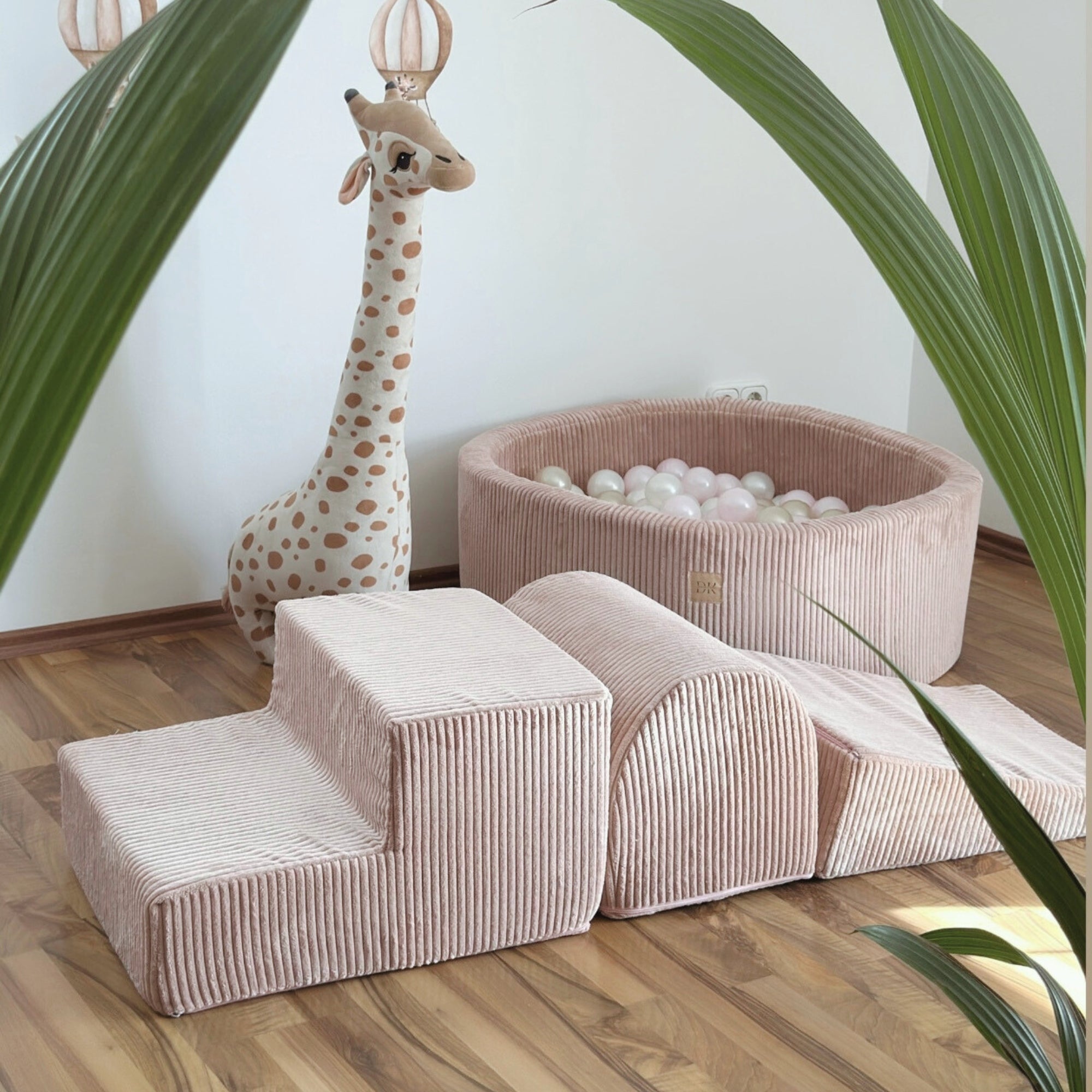 Design4Kids Schaumspielset Jewel Cord mit Bällebad, 200 Bälle - eigene Farbauswahl