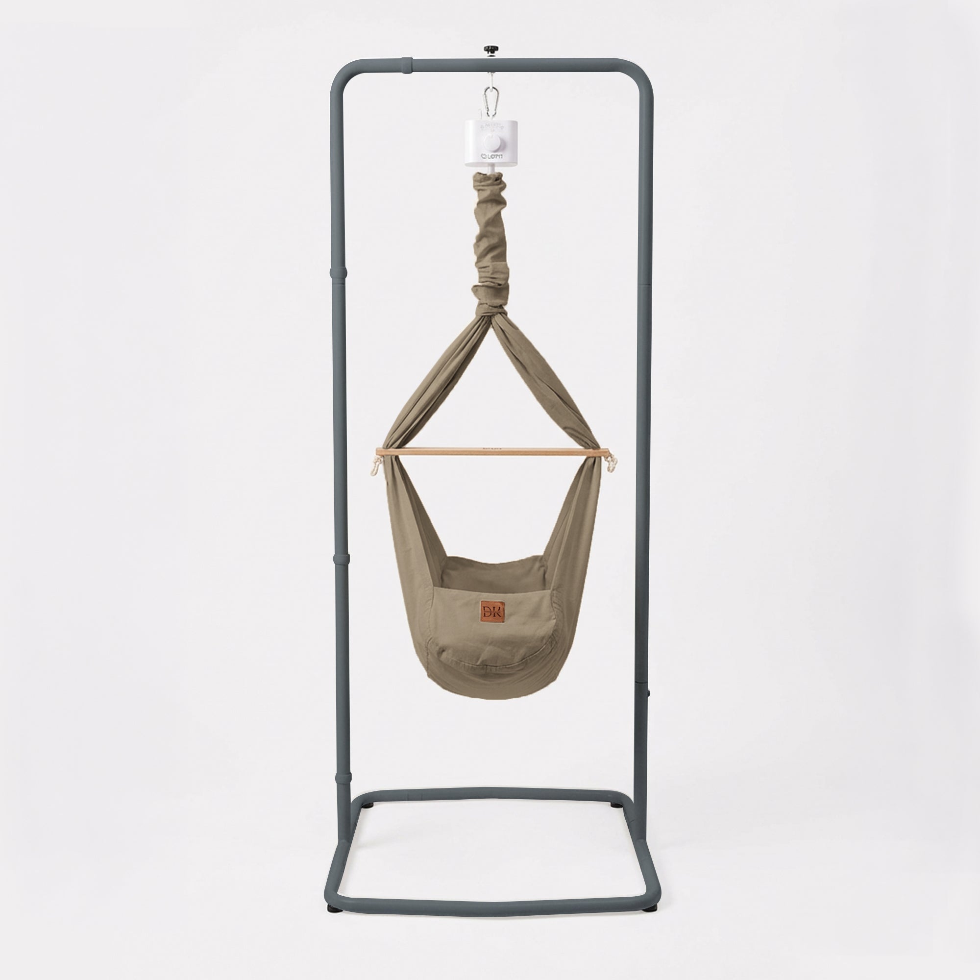 Design4Kids Federwiege Baby Classic, Bio-Baumwolle mit Motor & Komfort-Gestell