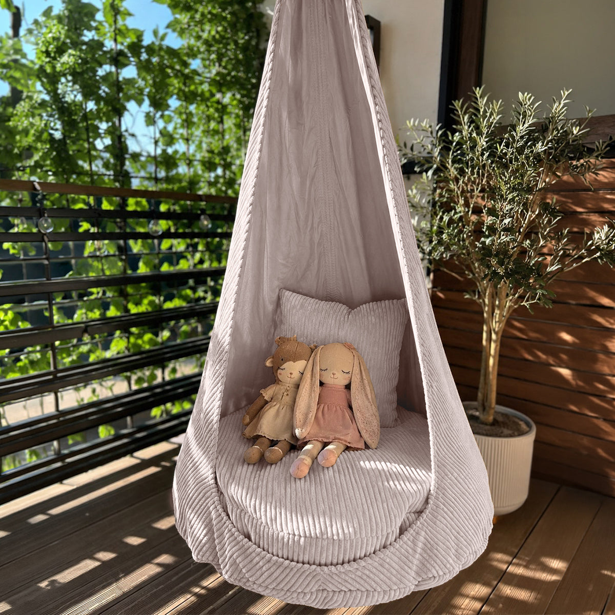 Design4Kids XXL Hängesessel Cocoon Jewel Cord