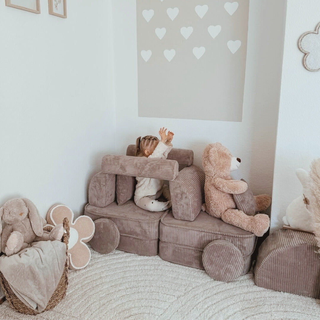 Design4Kids Mini Spielsofa Jewel Cord Max