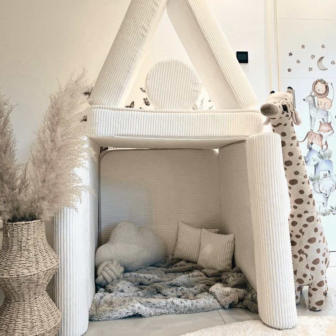 Design4Kids Spielsofa Jewel Cord - almond beige