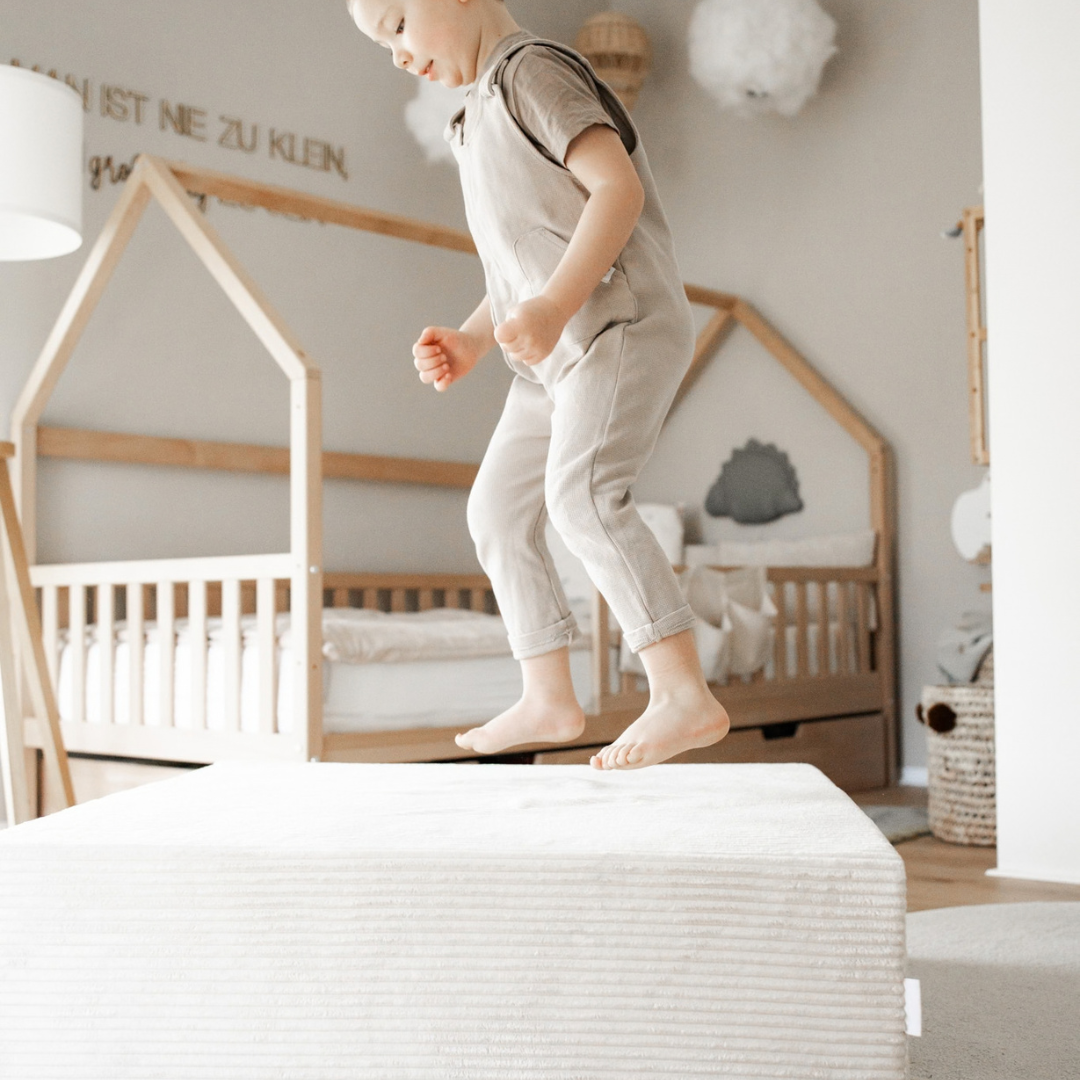 Design4Kids XXL Hüpfpolster Cord Grande - 86x86 cm