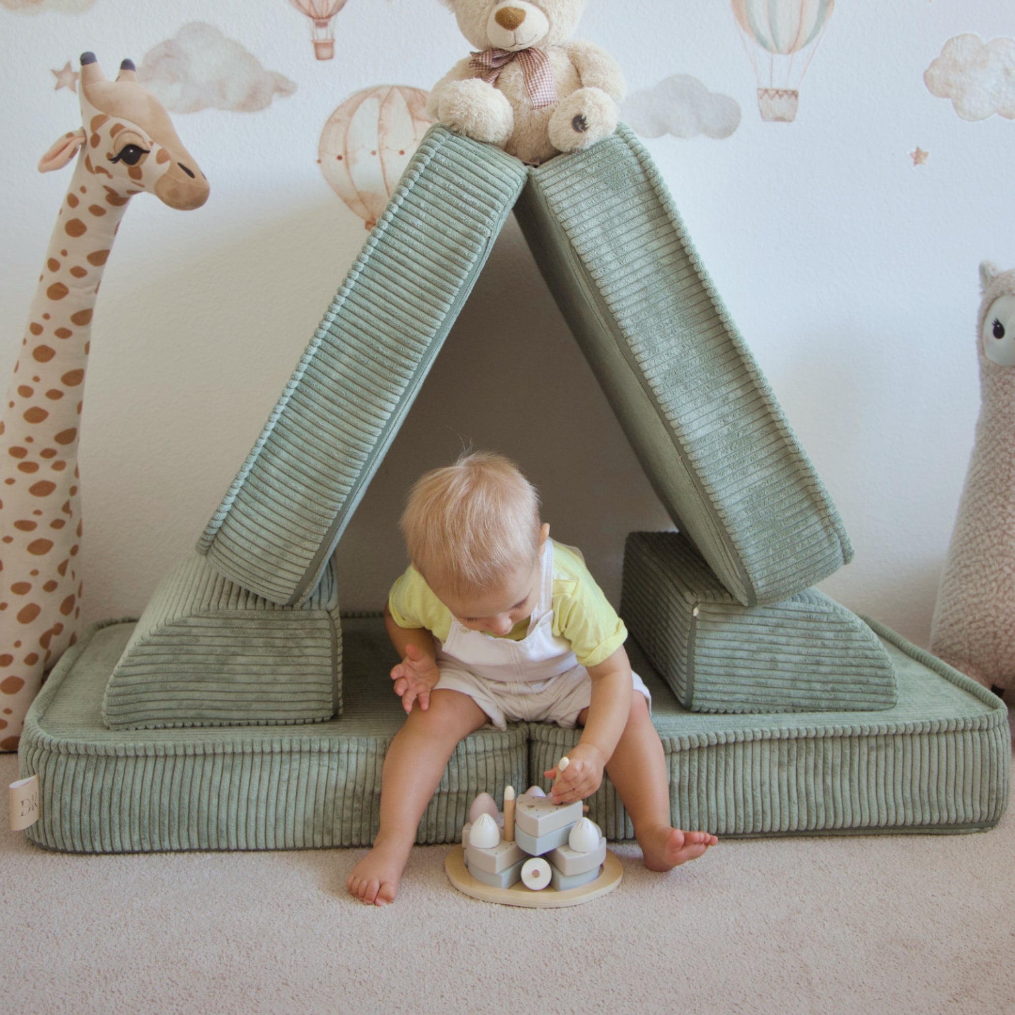 Design4Kids Mini Spielsofa Jewel Cord Basic