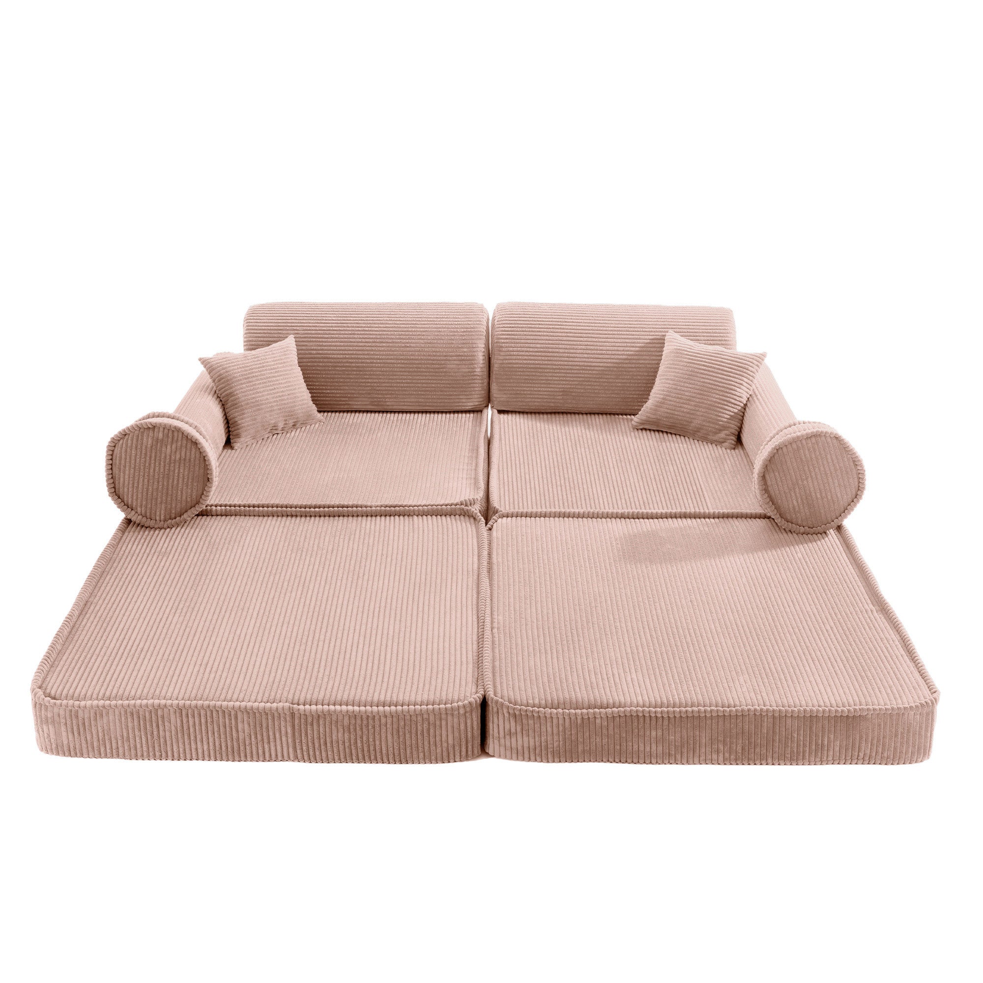 Design4Kids Spielsofa Jewel Cord - blushed rose