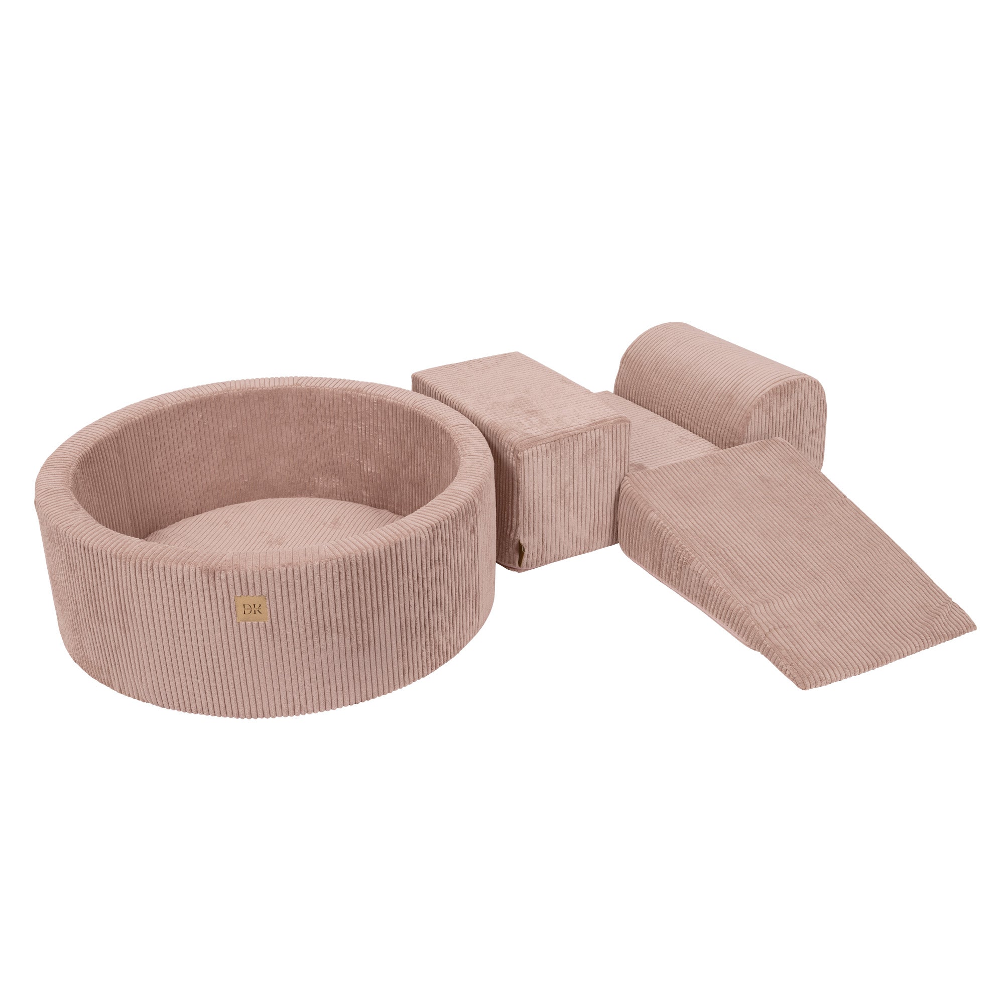 Design4Kids Schaumspielset Jewel Cord mit Bällebad und 200 Bälle - blushed rose