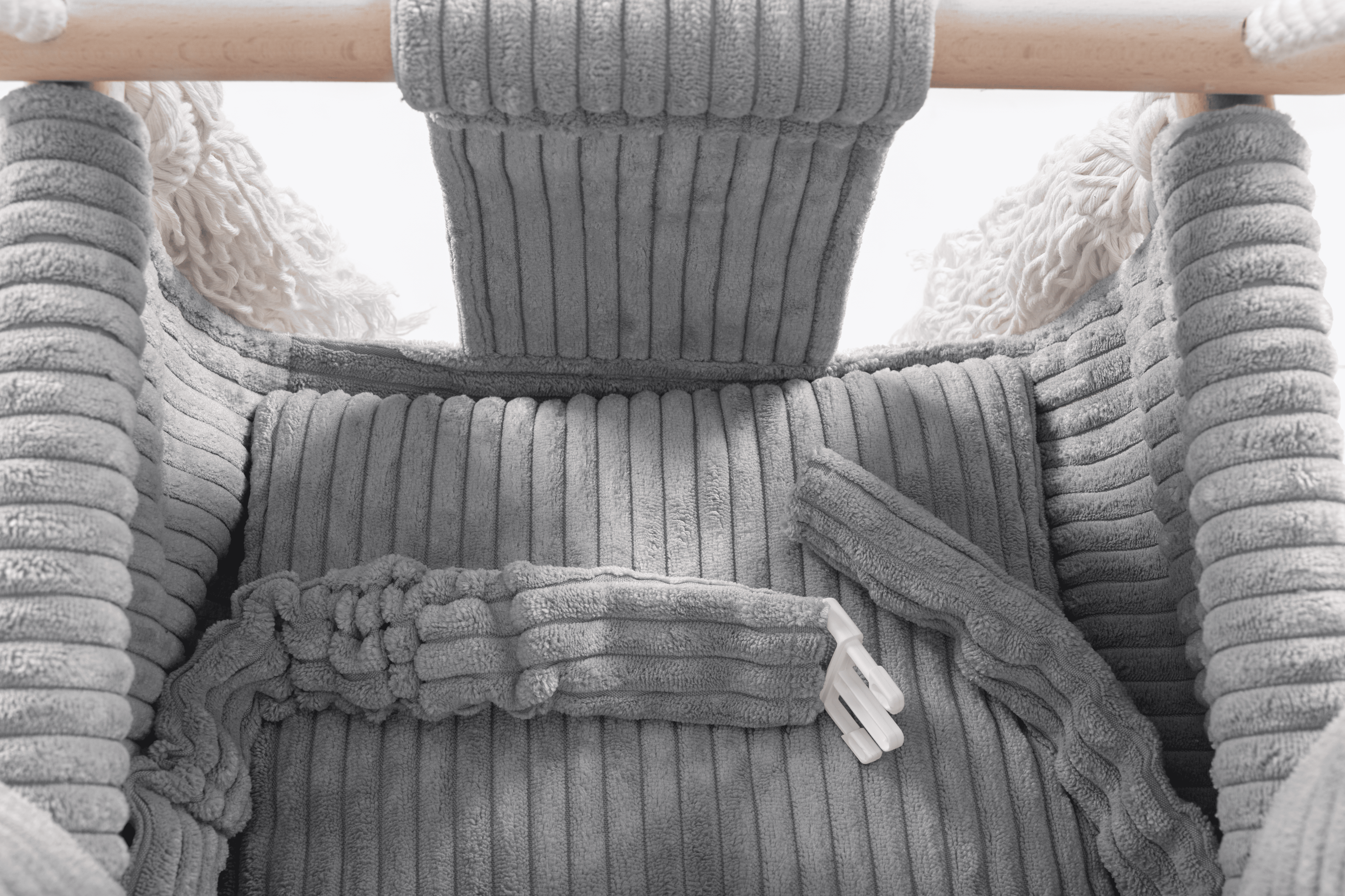 Design4Kids Babyschaukel Cord Grande - cloudy grey