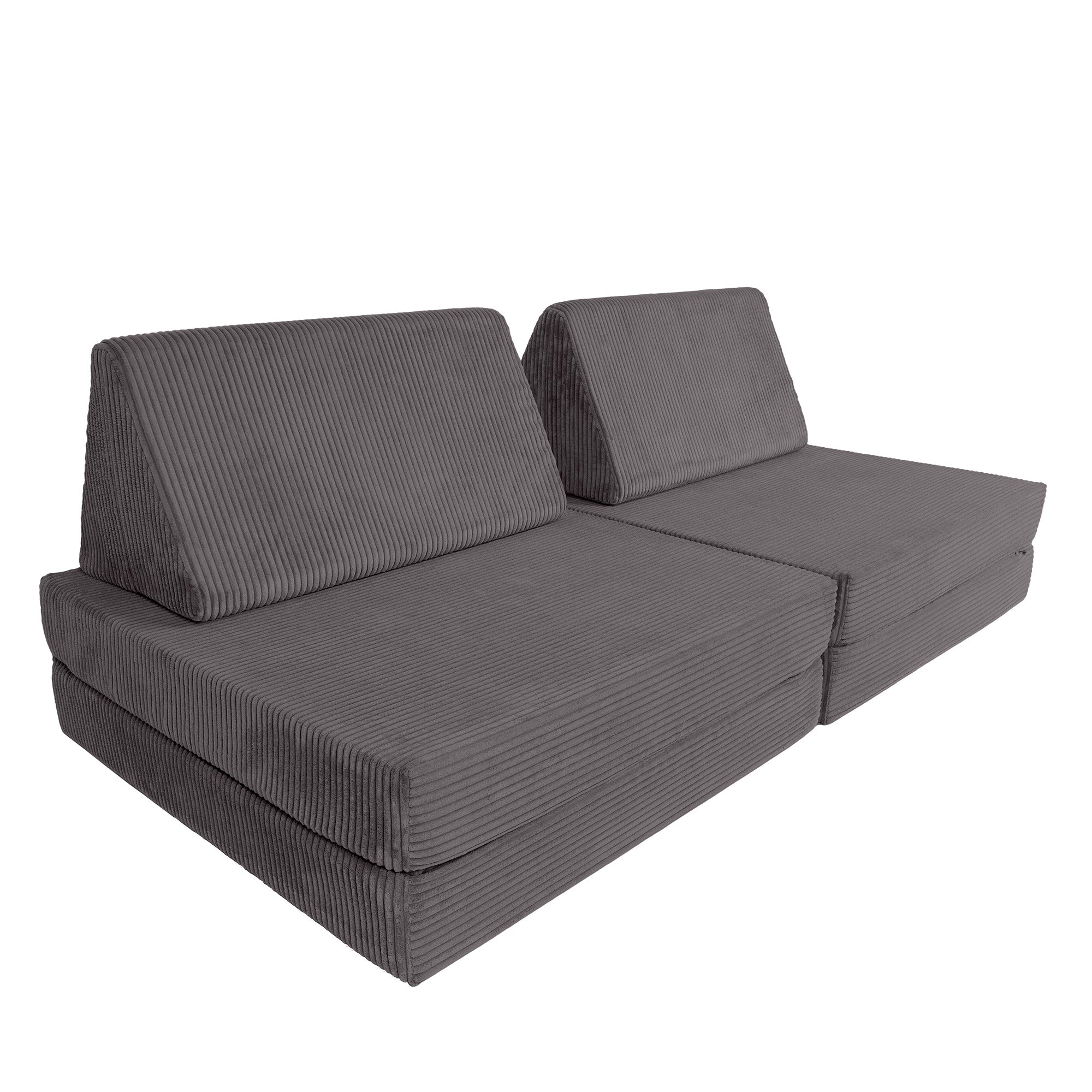 Design4Kids XXL Spielsofa Cord Grande Classic - smokey taupe