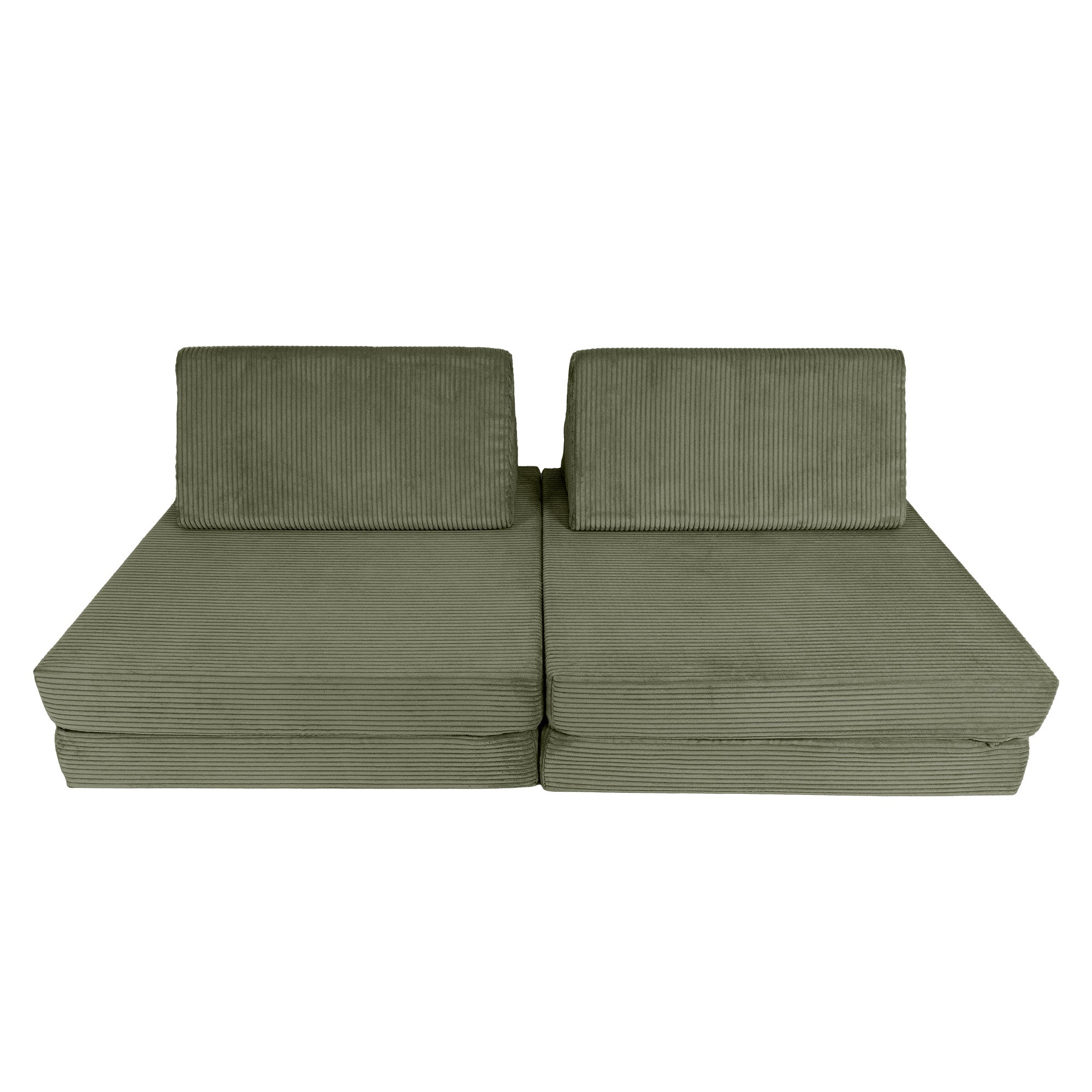 Design4Kids Spielsofa Cord Mini Grande Classic - pine olive