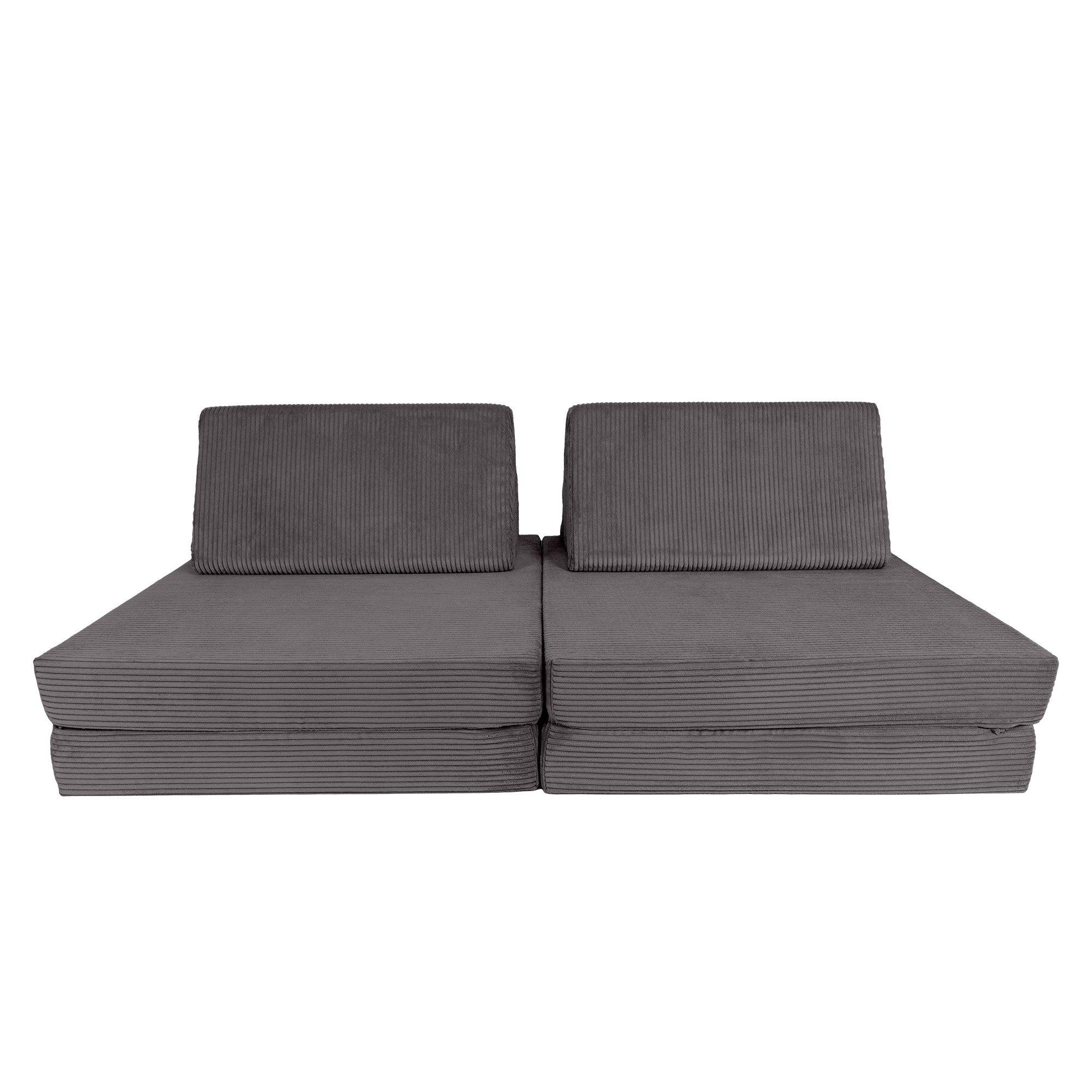 Design4Kids XXL Spielsofa Cord Grande Classic - smokey taupe