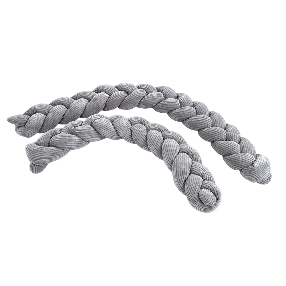 Design4Kids geflochtene Bettschlange Jewel aus Cord-Stoff (1,50 - 3,00 m)